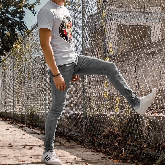 MNML | Jeans | Mnml Grey M56 Ankle Zip Tapered Relaxed Fit Denim Unisex  Jeans 29 | Poshmark